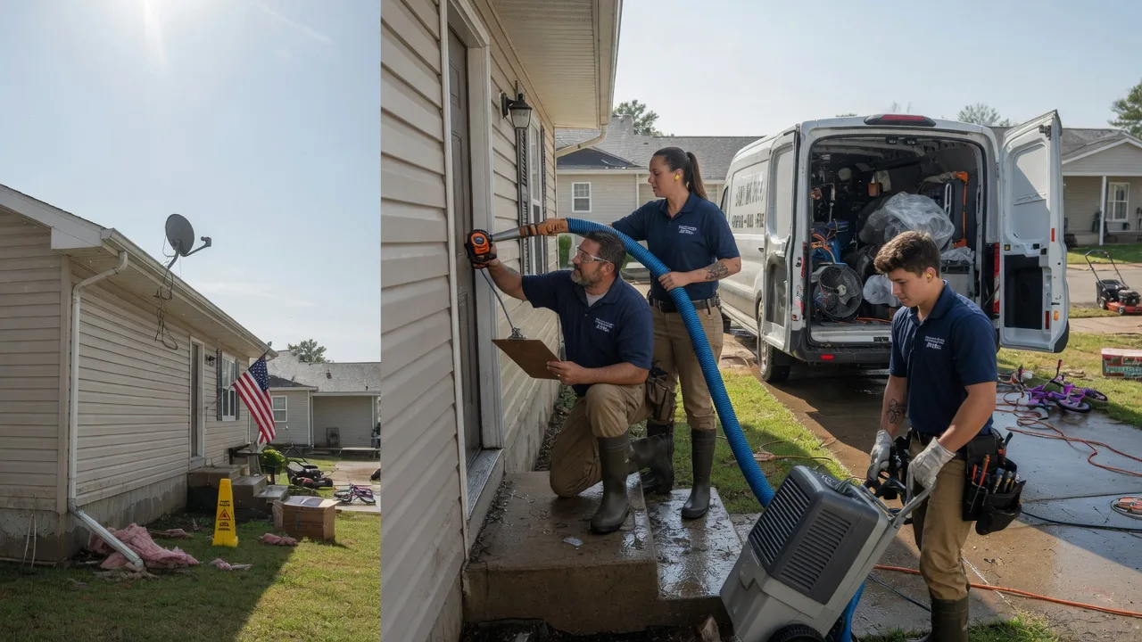 Ceiling Water Damage Restoration in Scott, LA near me